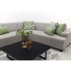 Malaga/Cuba - hoekbank loungeset chaise longue - taupe