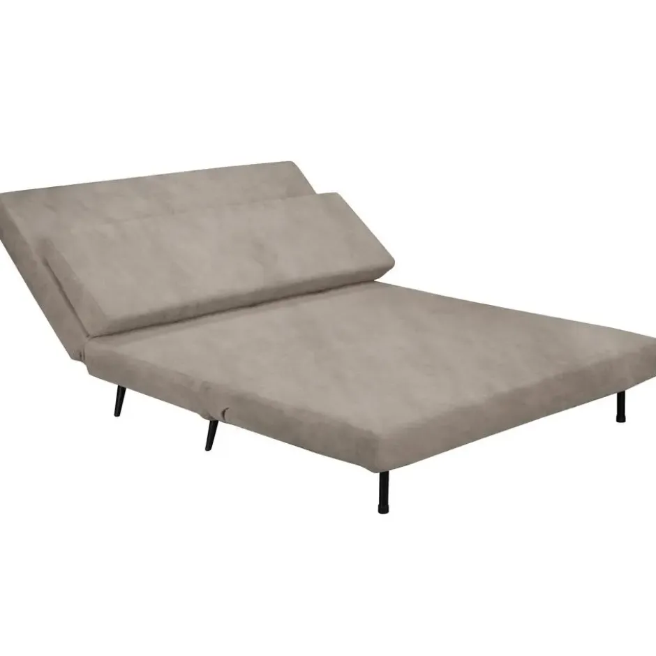 Mallory-Dagbed met opvouwbare functie in fluweel taupe
