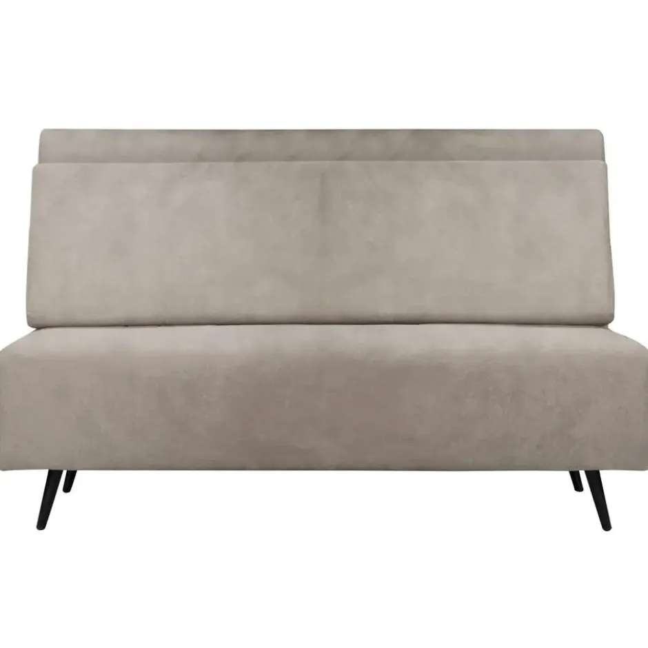 Mallory-Dagbed met opvouwbare functie in fluweel taupe