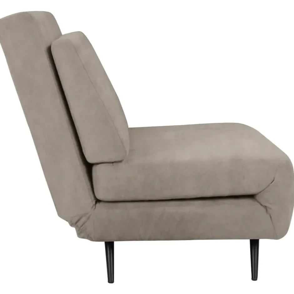 Mallory-Dagbed met opvouwbare functie in fluweel taupe