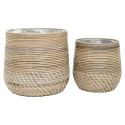 Mand Naturel Rotan - Set Van 2 - Moro Kubu