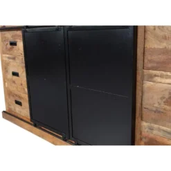 Mangohoutonline - Buffetkast Denver 200x220cm Rechthoekig Bruin