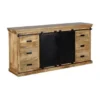 Mangohoutonline - Dressoir Newark 200cm Rechthoekig - Bruin - Mahom