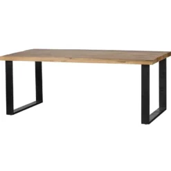 Mangohoutonline - Eettafel Britt 280x120cm Rechthoekig Bruin