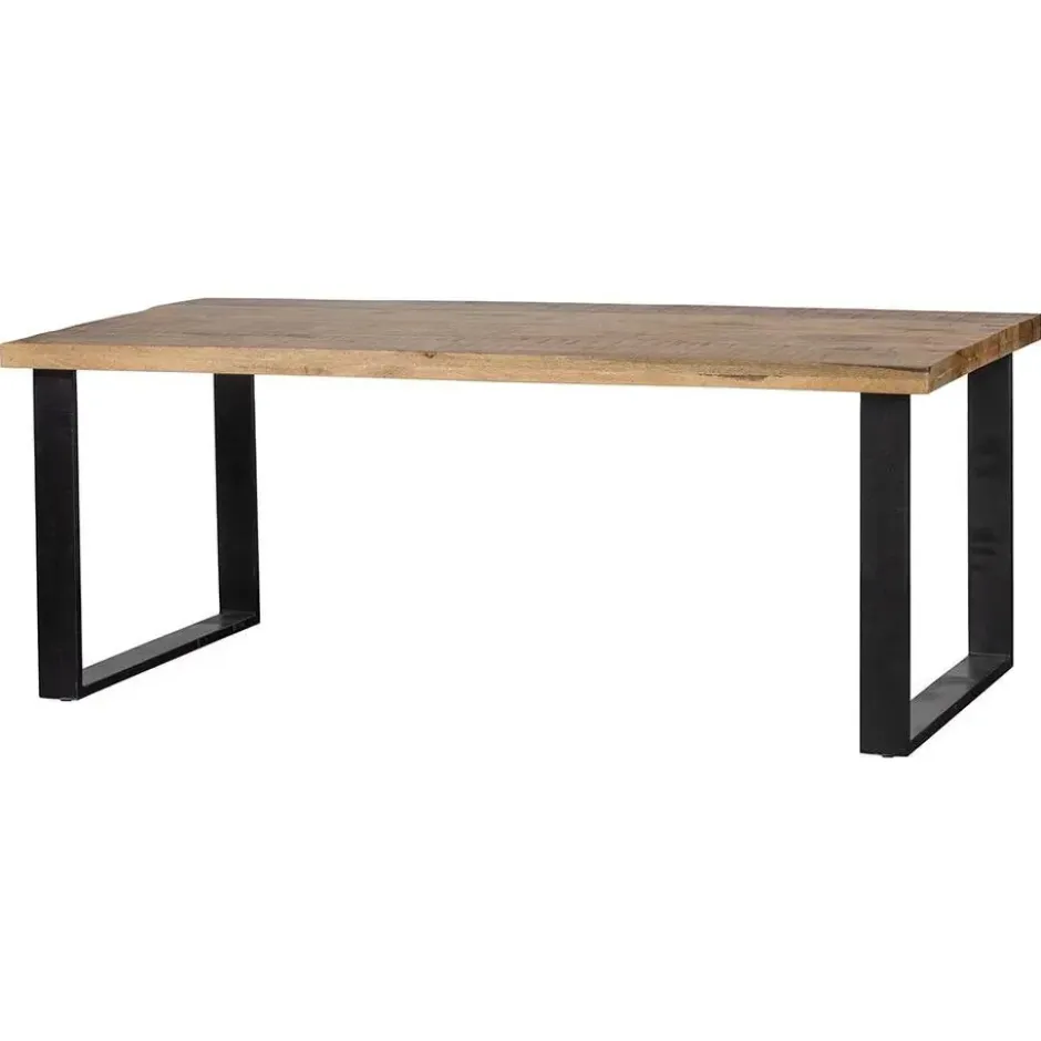 Mangohoutonline - Eettafel Britt 280x120cm Rechthoekig Bruin