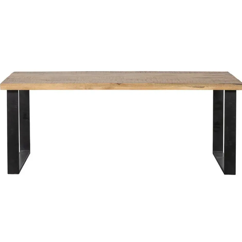 Mangohoutonline - Eettafel Britt 280x120cm Rechthoekig Bruin
