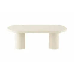 Mangohoutonline - Eettafel Capsule Savannah Microcement Cilinderpoot