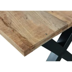 Mangohoutonline - Eettafel Columbus 260x100cm Rechthoekig Bruin