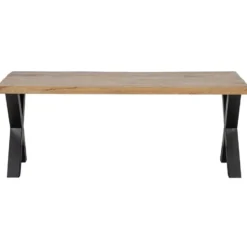 Mangohoutonline - Eettafel Columbus 260x100cm Rechthoekig Bruin