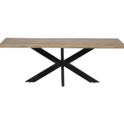 Mangohoutonline - Eettafel Memphis 300x120cm Rechthoekig Bruin