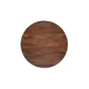 Mangohoutonline - Eettafel Nova 150cm Donkerbruin Rond Donkerbruin