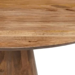 Mangohoutonline - Eettafel Nova 150cm Rond - Bruin - Mahom