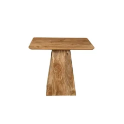 Mangohoutonline - Eettafel Nova Vierkant 90x90cm Vierkant Bruin