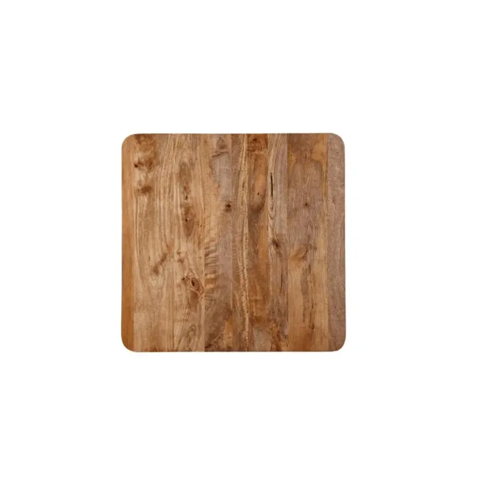 Mangohoutonline - Eettafel Nova Vierkant 90x90cm Vierkant Bruin
