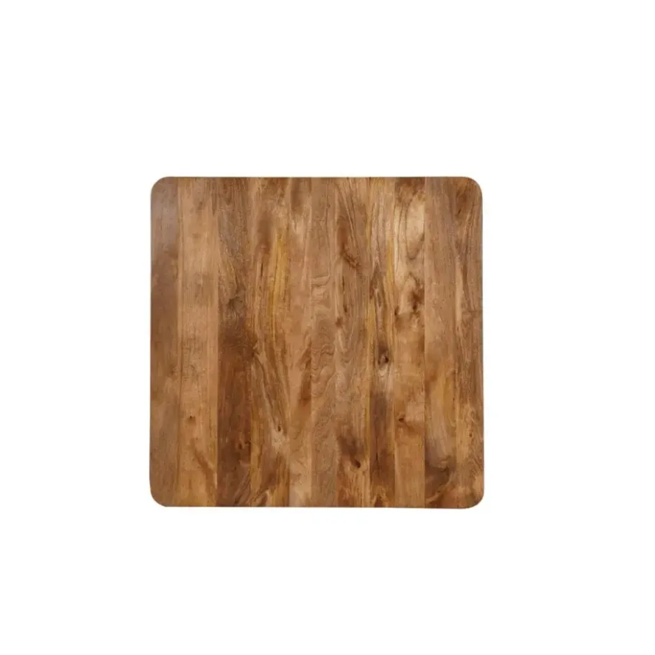 Mangohoutonline - Eettafel Nova Vierkant 110x110cm Vierkant Bruin