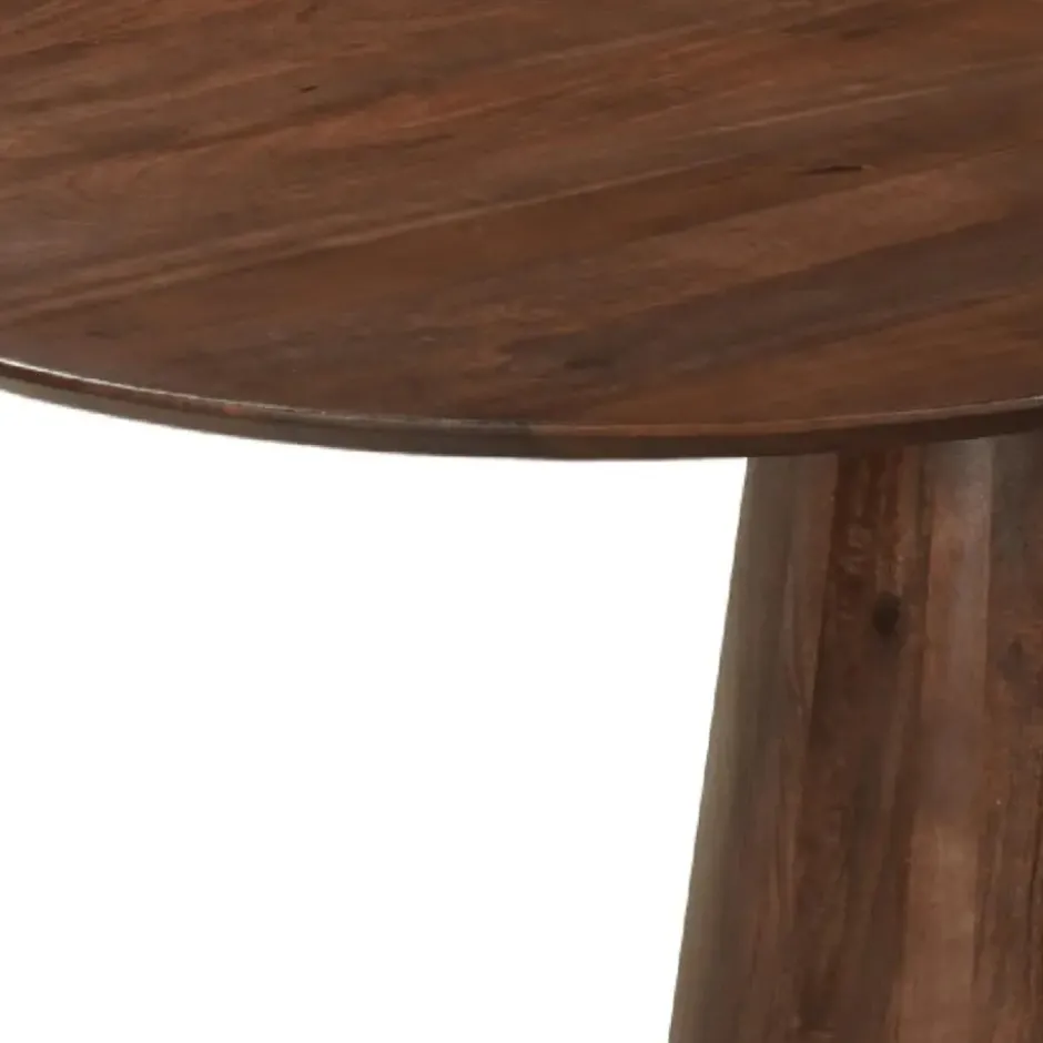 Mangohoutonline - Eettafel Nova Capsule Donkerbruin 210x100cm