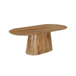 Mangohoutonline - Eettafel Nova Capsule 160x90cm Rechthoekig Bruin