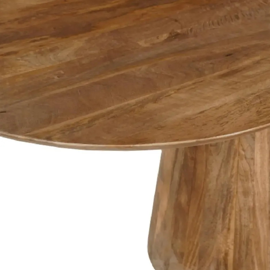 Mangohoutonline - Eettafel Nova Capsule 180x90cm Rechthoekig Bruin