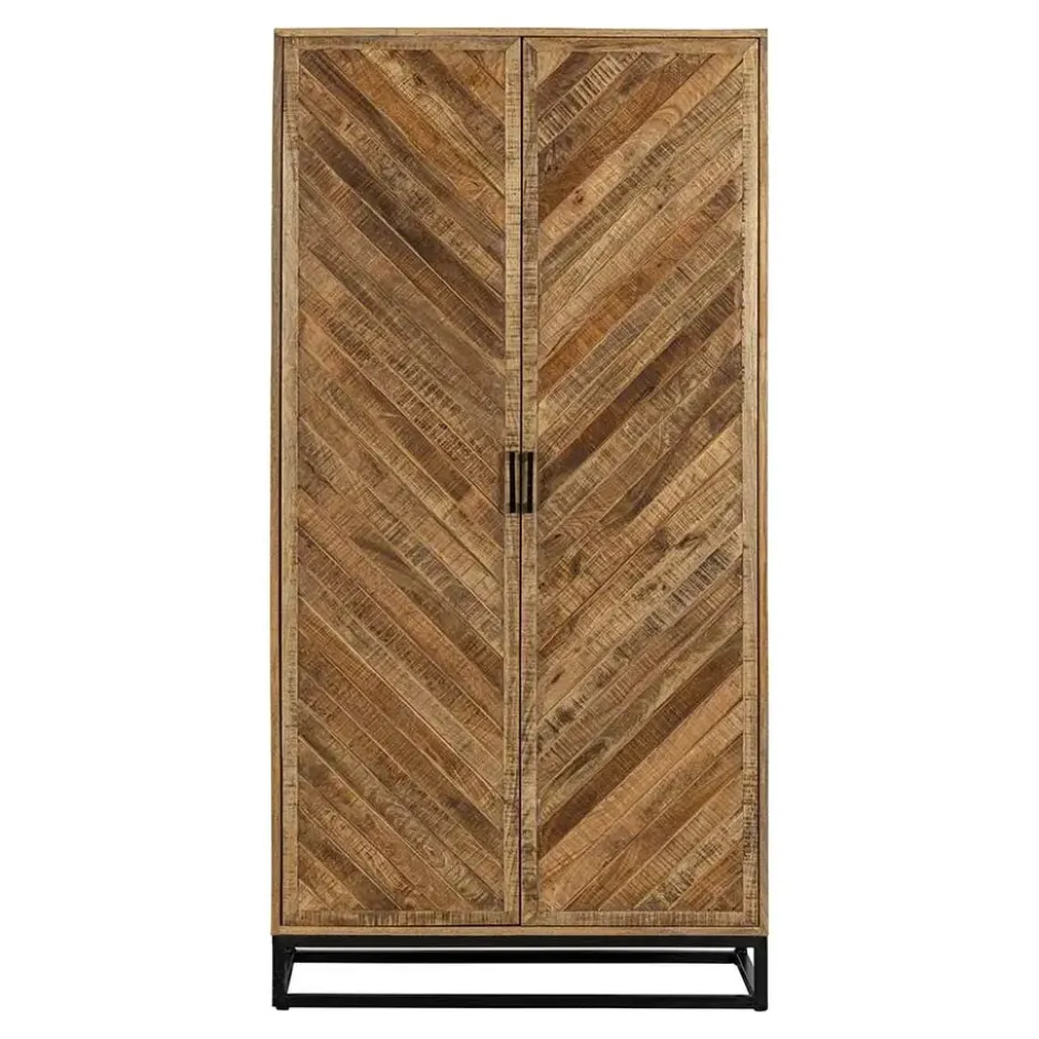 Mangohoutonline - Kast Reno 100cm Rechthoekig - Bruin - Mahom