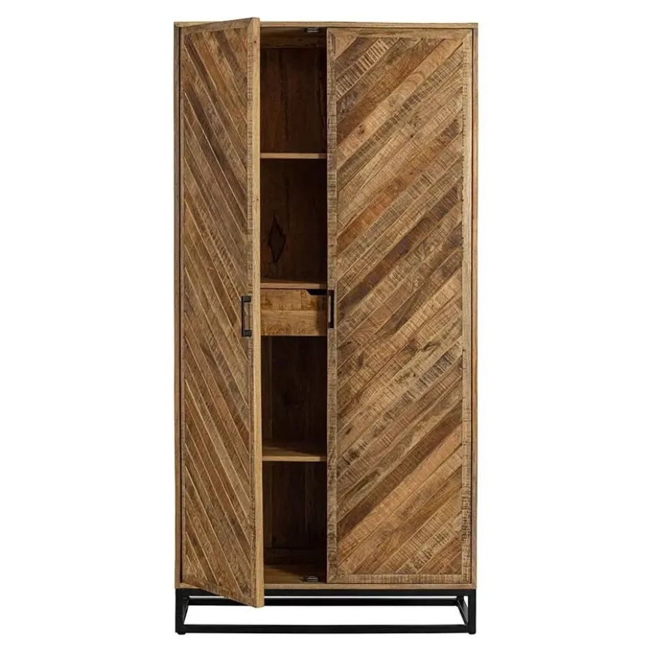 Mangohoutonline - Kast Reno 100cm Rechthoekig - Bruin - Mahom