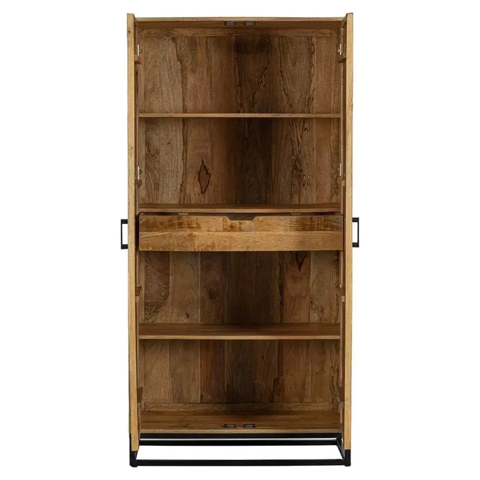 Mangohoutonline - Kast Reno 100cm Rechthoekig - Bruin - Mahom
