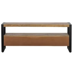Mangohoutonline - TV Meubel Britt 150cm Rechthoekig - Bruin - Mahom