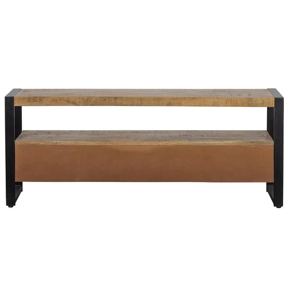 Mangohoutonline - TV Meubel Britt 150cm Rechthoekig - Bruin - Mahom