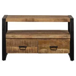 Mangohoutonline - TV Meubel Britt 120cm Rechthoekig - Bruin - Mahom