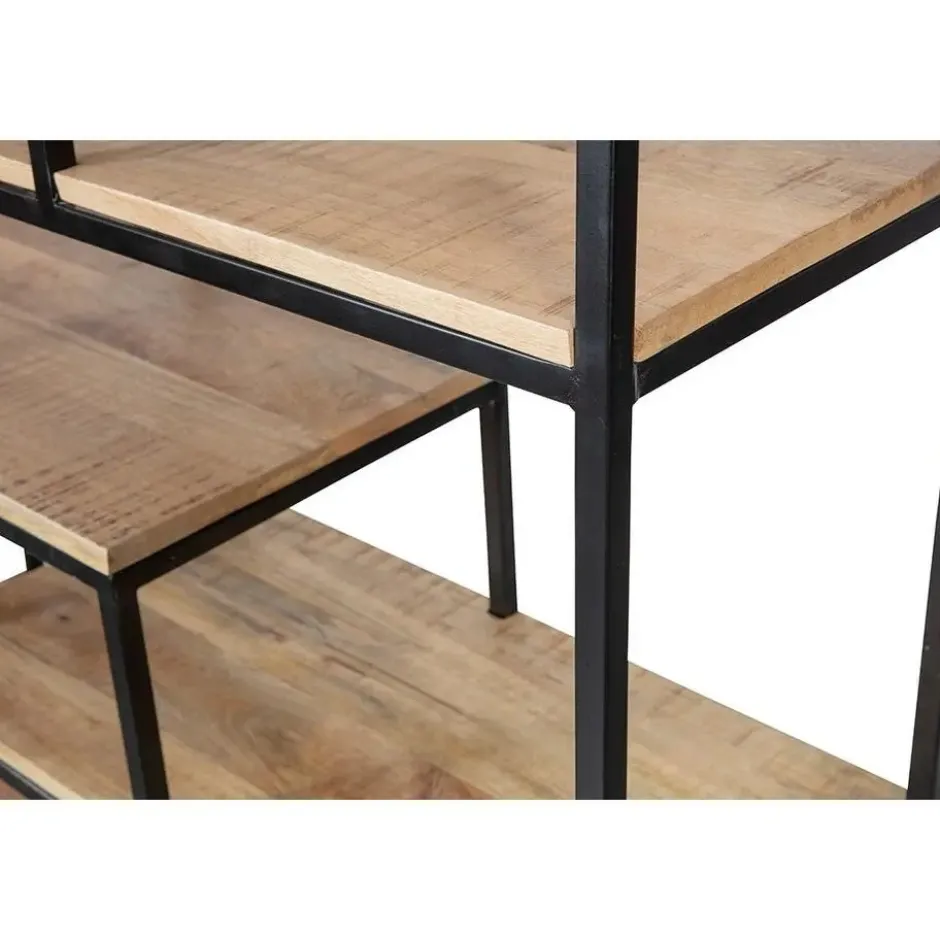 Mangohoutonline - Vakkenkast Chicago 120cm Rechthoekig - Bruin - Mahom