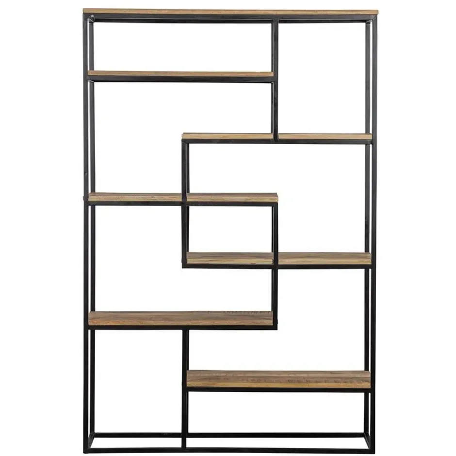 Mangohoutonline - Vakkenkast Chicago 120cm Rechthoekig - Bruin - Mahom