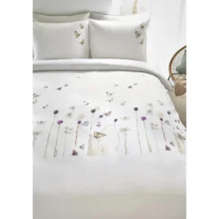 Marjolein Bastin dekbedovertrek Papilio - wit - 200x200/220 cm