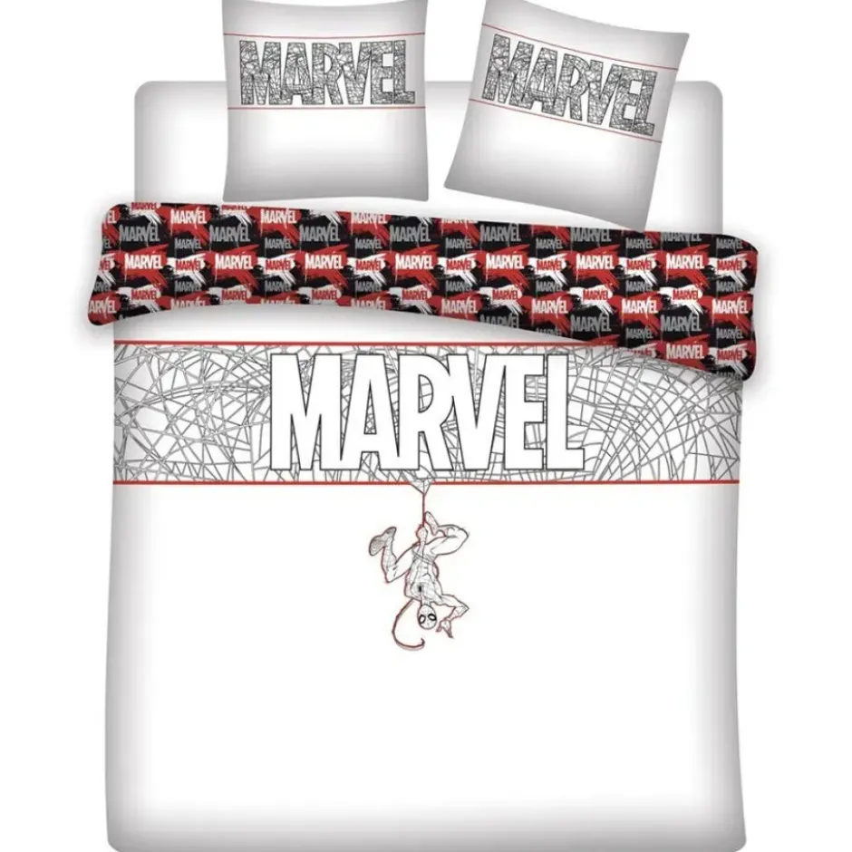 Marvel Dekbedovertrek, Spider-Man - Lits Jumeaux - 240 x 220 cm - Katoen