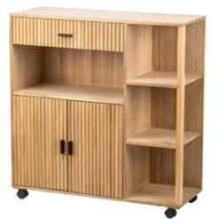 Massief houten bijzettafel