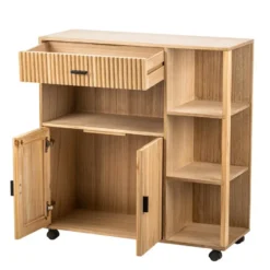 Massief houten bijzettafel