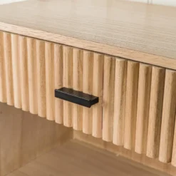 Massief houten bijzettafel