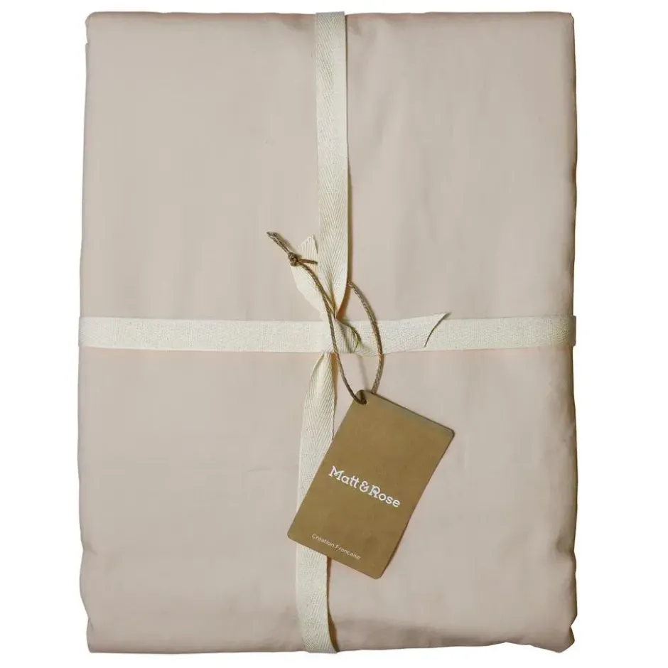Matt & Rose Dekbedovertrek Naturel - 240 x 220 + 2x 65 x 65 cm - Gewassen katoen