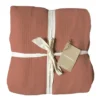 Matt & Rose Dekbedovertrek Terracotta - 200 x 200 + (2x)65 x 65 cm