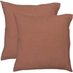 Matt & Rose Dekbedovertrek Terracotta - 200 x 200 + (2x)65 x 65 cm