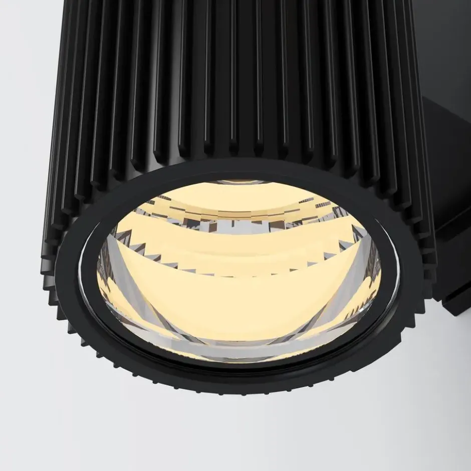 Maytoni Outdoor - Wandlamp Rando - Zwart - Ø9,5