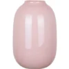 Mega Collections Bloemenvaas - roze - glas - D17 x H25 cm