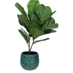 Mega Collections bloempot Pebblo - druppels - D17 x H15 cm