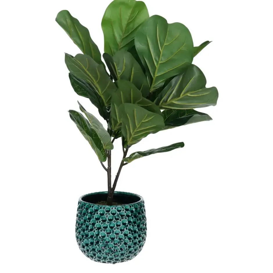 Mega Collections bloempot Pebblo - druppels - D17 x H15 cm