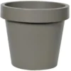 Mega Collections Plantenpot/bloempot - kunststof - taupe - D50 cm