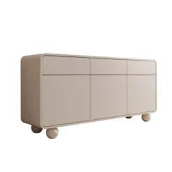 Meubella - Anobo - Dressoir - Beige - 160x39x75 cm