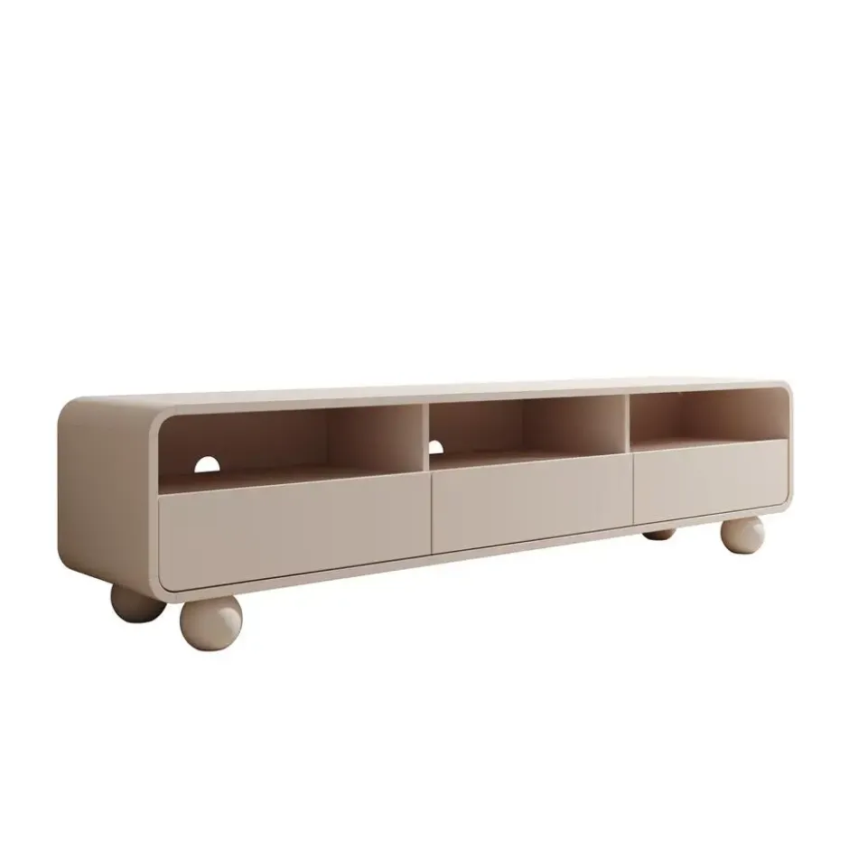 Meubella - Anobo - TV-Meubel - Beige - 180 cm