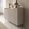 Meubella - Asty - Dressoir - Beige - 150x41x92 cm