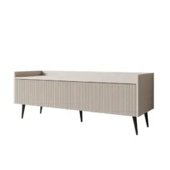Meubella - Asty - TV-Meubel - Beige - 121 cm