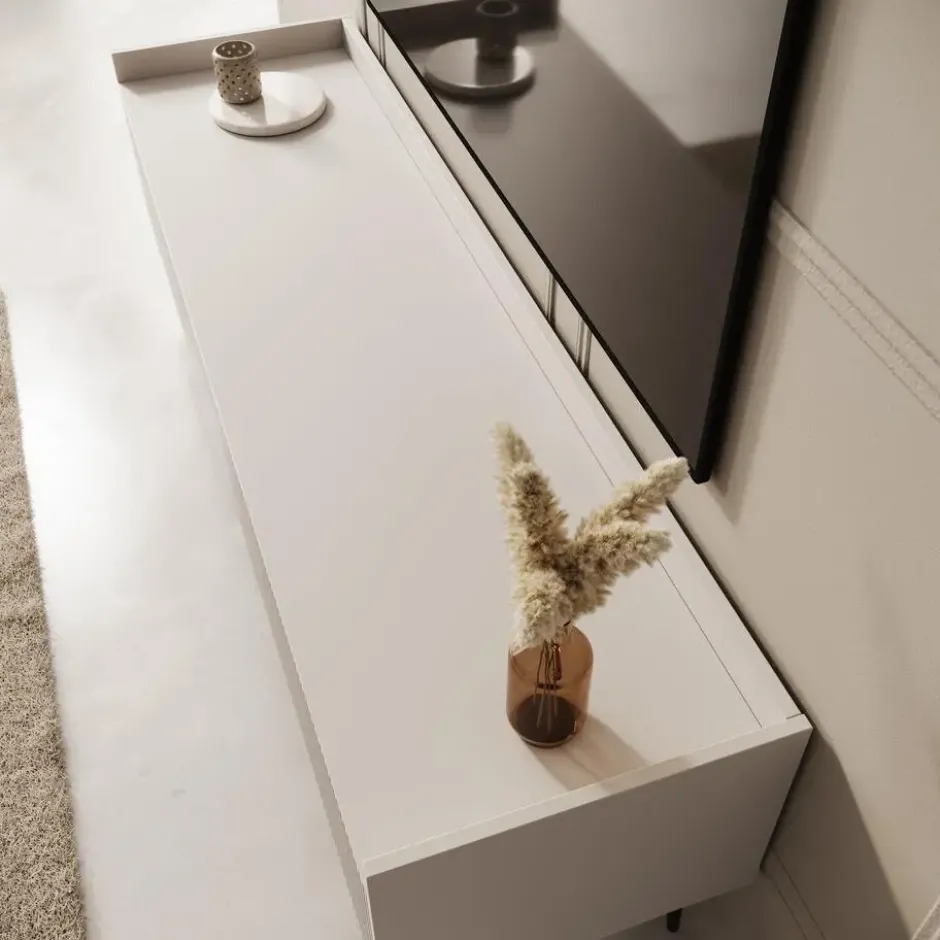 Meubella - Asty - TV-Meubel - Beige - 150 cm