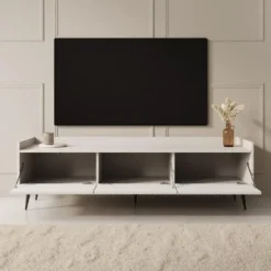 Meubella - Asty - TV-Meubel - Beige - 150 cm