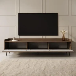 Meubella - Asty - TV-Meubel - Donker eiken - 180 cm